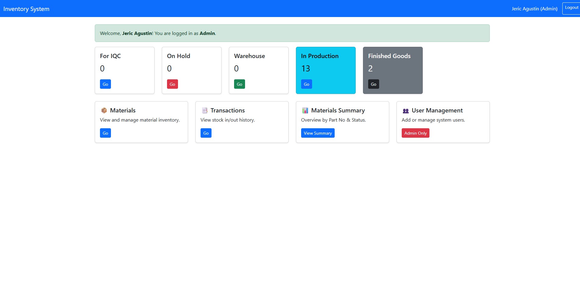 Inventory Management System